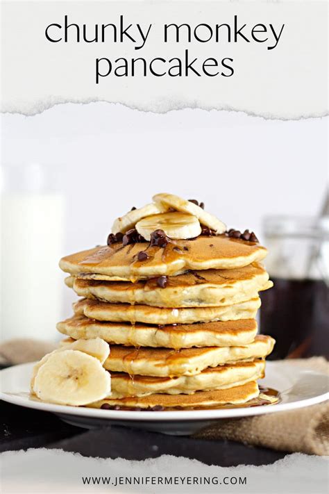 Chunky Monkey Pancakes - Jennifer Meyering