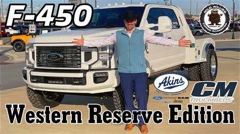 Ford F 450 Platinum WESTERN Reserve Edition CM Truck Beds 2022 CUSTOM