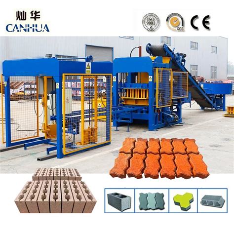 Qt Hydraulic Concrete Brick Machine Fully Automated Concrete Block