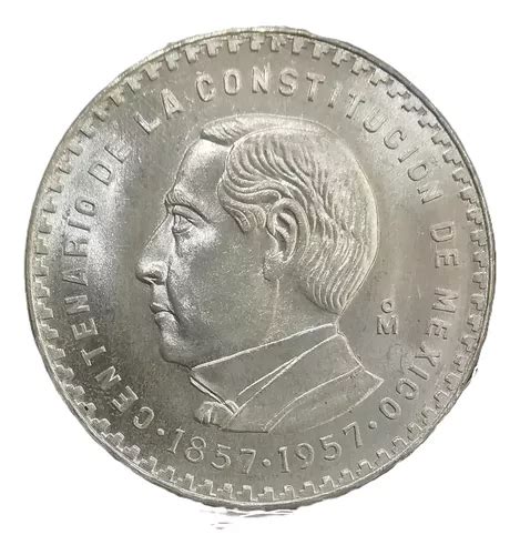 Moneda Plata Ju Rez Pesos Aniversario De La Constitu