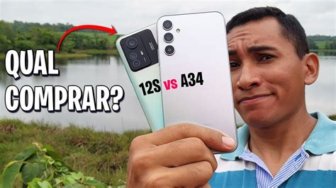 QUAL COMPRAR Redmi Note 12S Ou Galaxy A34 5G Comparativo YouTube