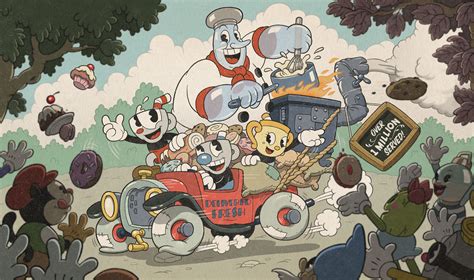 Cuphead The Delicious Last Course Arte Para Festejar 1 Millón De