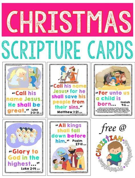 Christmas Bible Verse Cards - The Crafty Classroom