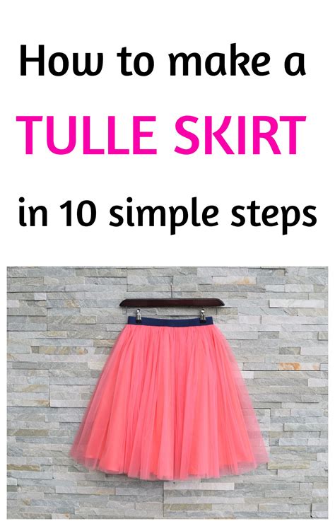 How To Make A Tulle Skirt In 10 Simple Steps Tulle Skirt Tutorial