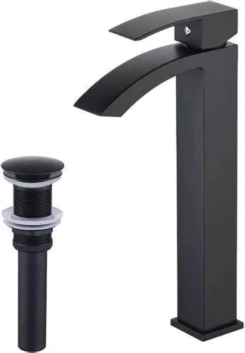 Llave Grifo Monomando Lavabo Ovalin Ba O Negro Mate Gami En Venta En