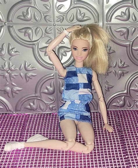 Nude Hybrid Barbie Doll Blonde Ponytail Made To Move Body Mattel Beauty New EBay