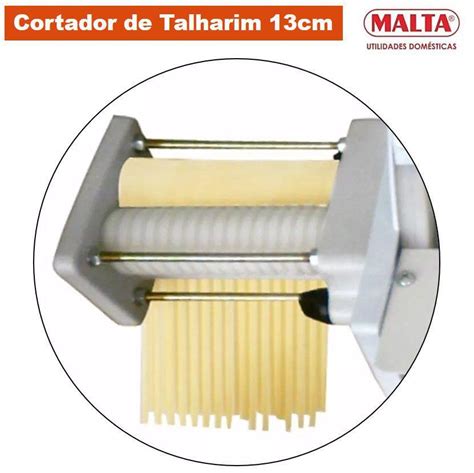 Cortador Talharim De Massa 13cm Para Cilindro Elétrico Malta