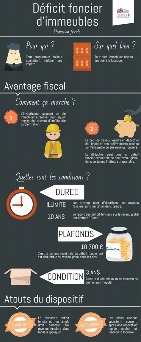 Business Infographic Le Dispositif D Ficit Foncier En Images