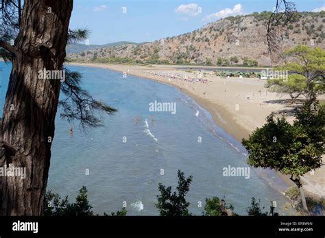 Looking Down On Iztuzu Turtle Beach From The South Dalyan Turkey