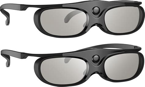 2 Pack Active Shutter 3d Glasses 3d Glasses Compatible