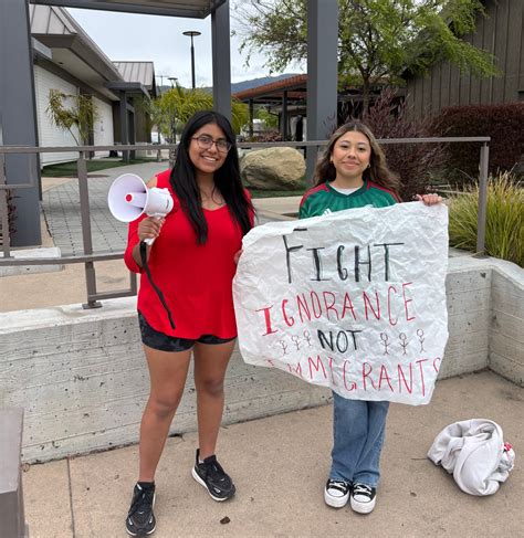 Immigration Protest at San Marcos High School Brings Out Hundreds of