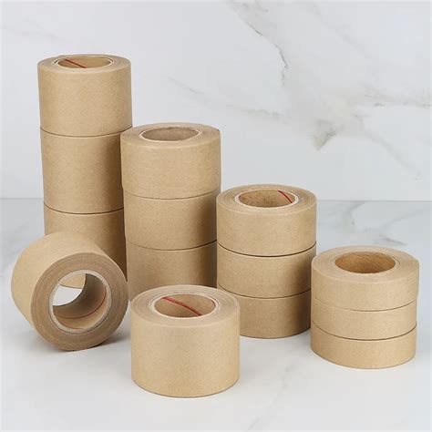 1 Roll30 Meters Kraft Matte Writable Paper Tape Brown Paper Tape T Packaging Adhesive Tape