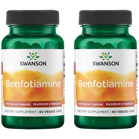 Swanson Benfotiamine Maximum Strength Mg Veg Caps Pack