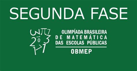 Segunda Fase OBMEP O Que Estudar OBMEP 2024