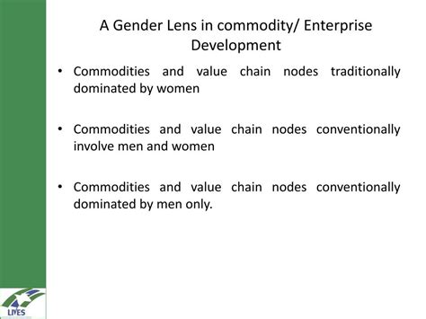 Ppt Mainstreaming Gender In Lives Value Chain Development