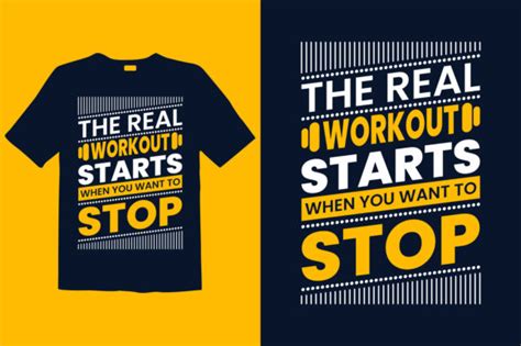 Motivational Gym T Shirt Design Graphic By Graphicdabir · Creative Fabrica