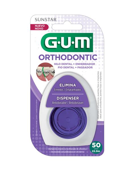 Gum Orthodontic Floss Hilo Dental Ortodoncia Enhebrado