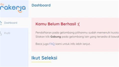 Berkali Kali Daftar Kartu Prakerja Tapi Tak Kunjung Lolos Ini