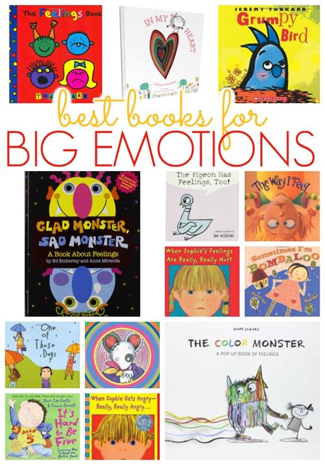 Books About Emotions for Preschool - Pre-K Pages