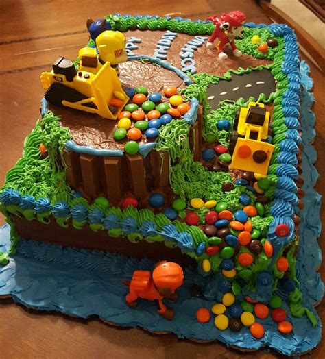 Paw patrol rubble birthday cake – Artofit