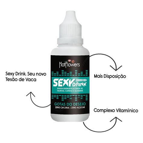 Sexy Drink Gotas Do Desejo 15ML Distribuidora Hot Flowers