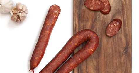 Longaniza Roja Curada Tipo Pascua Calibre Grueso Embutidos Murcianos