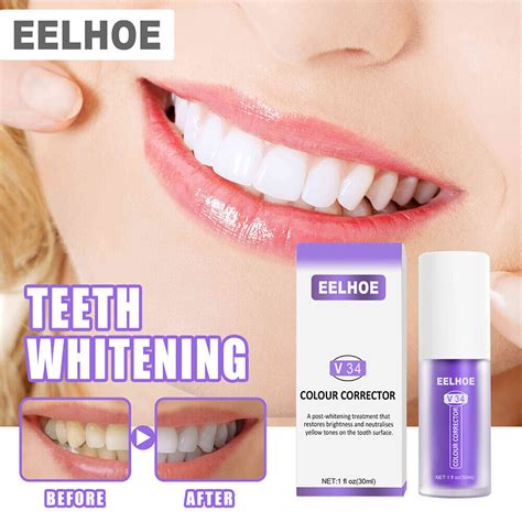 Purple Toothpaste For Teeth Whitening Eelhoe V Ubuy India