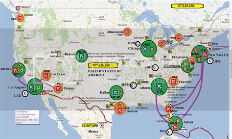 MISC | World map of the airports | SkyscraperCity Forum