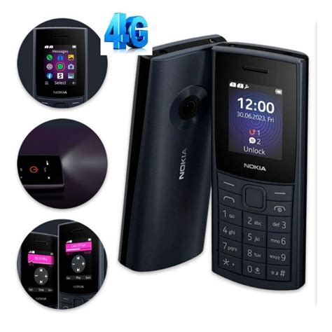 Celular Bateria De Longa Duração - Celular Nokia 110 4G Com Câmera Bateria de Longa Duração Dual Chip ...