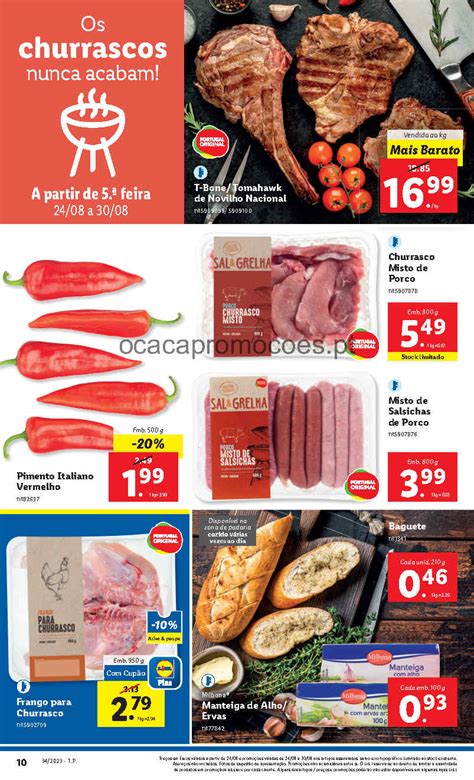 Antevisão Folheto LIDL Especial Churrasco Promoções 24 agosto a 30