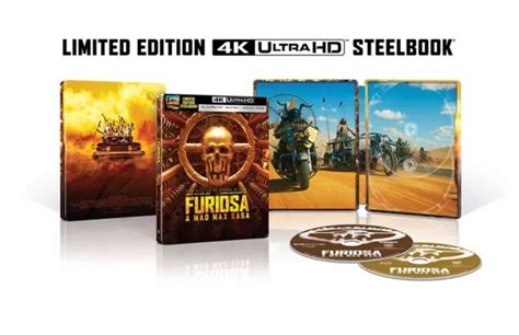 FURIOSA A MAD Max Saga Limited Edition 4K Steelbook 4K UHD Blu Ray NEU