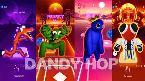 Rainbow Friends Tiles Hop Orange Vs Green Vs Blue Vs Red Roblox