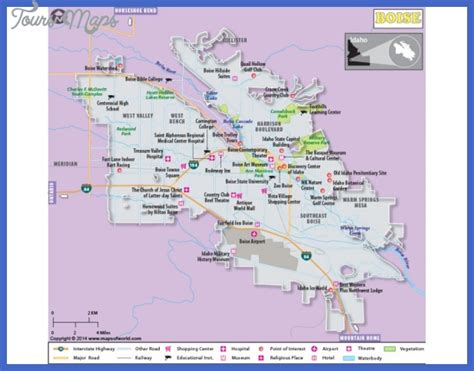 Boise City Map - ToursMaps.com