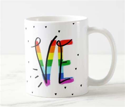 Caneca Lgbtqia Love Arco Ris Elo Produtos Especiais