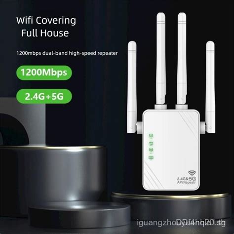 Repeaters Wifi Repeater Wifi Extender 1200mps Dual Band 5ghz และ 2
