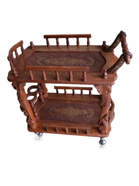 Wooden Kitchen Trolley Quality Wood SVS-0001