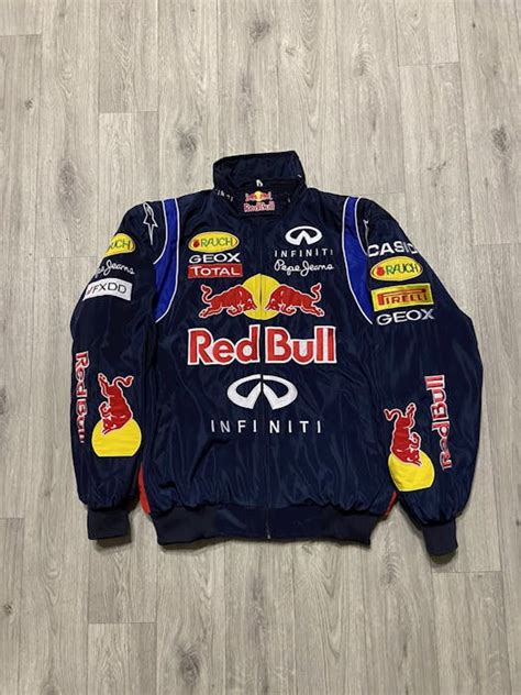 Vintage Vintage Red Bull Infinity Racing Bomber Jacket | Grailed
