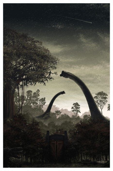 Jurassic Park Art Print Mondo