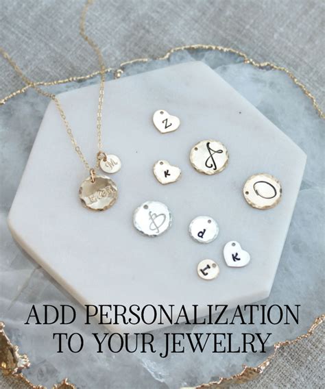 Otis B Jewelry Custom Add On Charm Custom Disc Charm Add Personalization Add On Initial