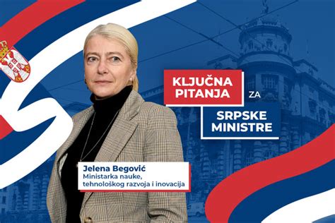 Jelena Begović ministarka nauke intervju Telegraf rs