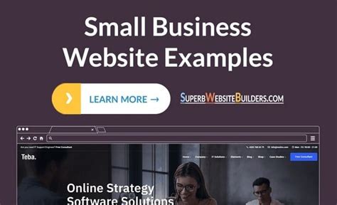 Best Small Business Website Examples