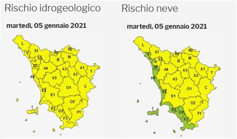 Codice Giallo Per Neve E Pioggia Anche Marted Gennaio