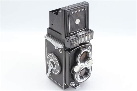 Exc Read Yashica Mat Em Vintage Tlr Film Camera W Yashinon Mm