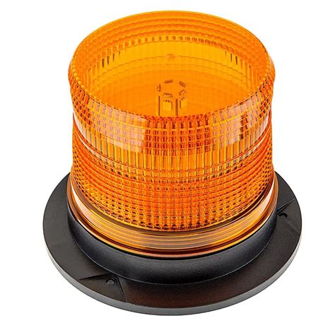 4-3/4 Amber LED Strobe Light Caged Beacon Super Bright LEDs, 45% OFF