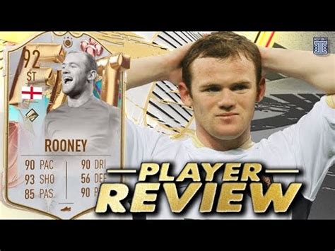 5 SM 92 FUT BIRTHDAY ICON ROONEY PLAYER REVIEW TOTS SEASON SWAPS