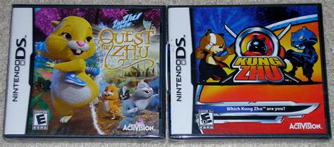 Nintendo DS Lot Zhu Zhu Pets Quest For Zhu New Kung Zhu New EBay