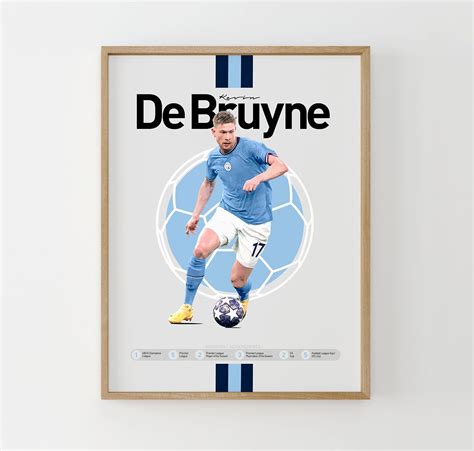 Kevin De Bruyne Poster Kevin De Bruyne Print Minimalist Poster