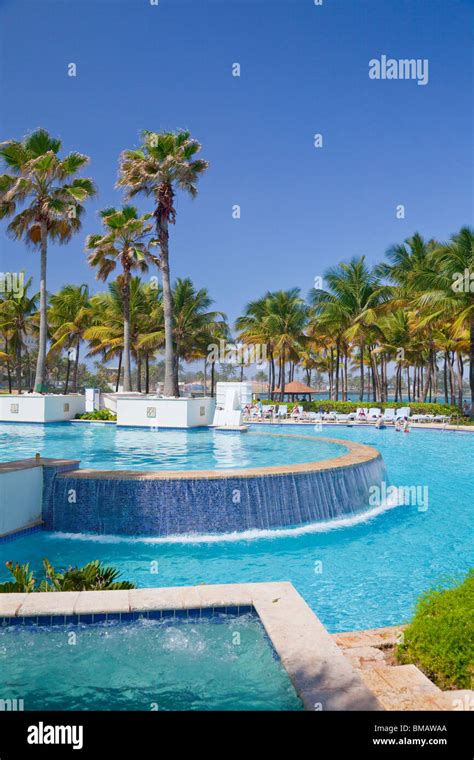 The Pool Area Of The Caribe Hilton Resort In San Juan Puerto Rico