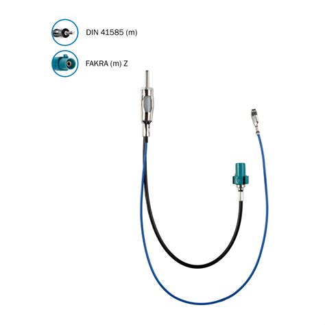 Antennenadapter Fakra M DIN 150 Ohm Caraudio24 De