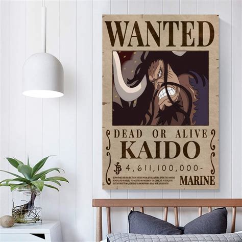 One Piece Kaido Bounty Wanted Poster